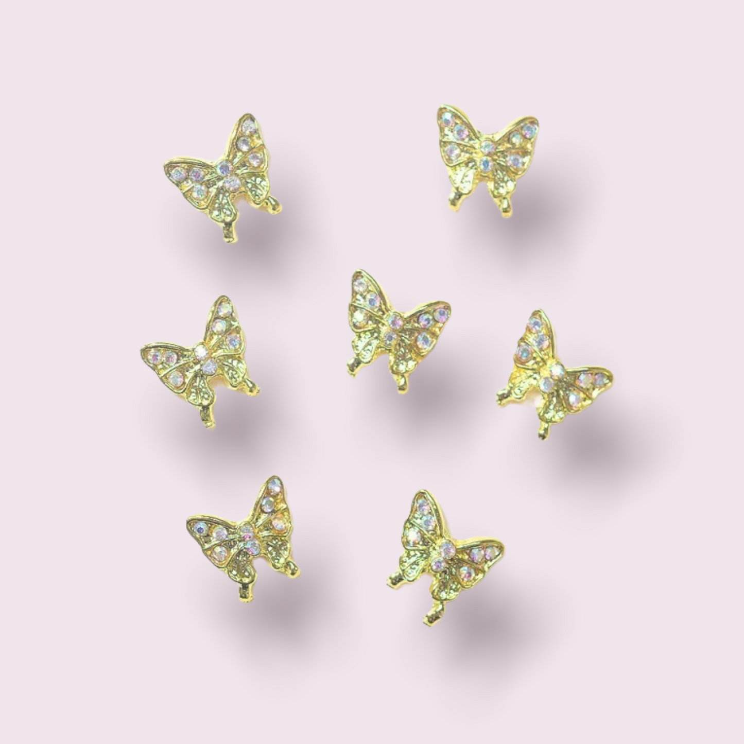 Gold butterfly charm
